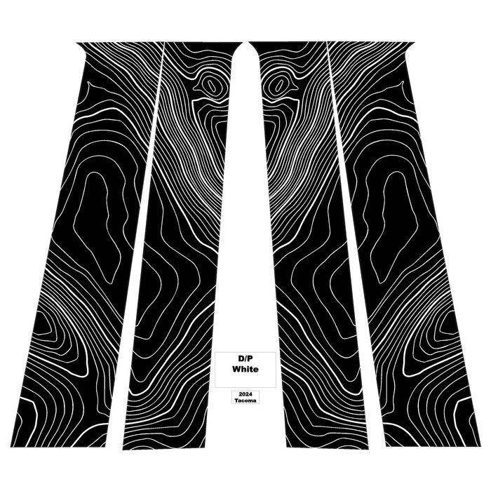 StickerFab Topo B Pillar Overlays for Tacoma (2024-Current)