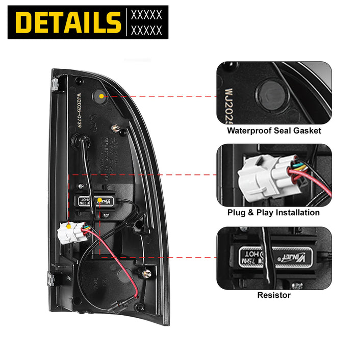 Winjet LED Sequential Tail Light For Tacoma (2005-2015)