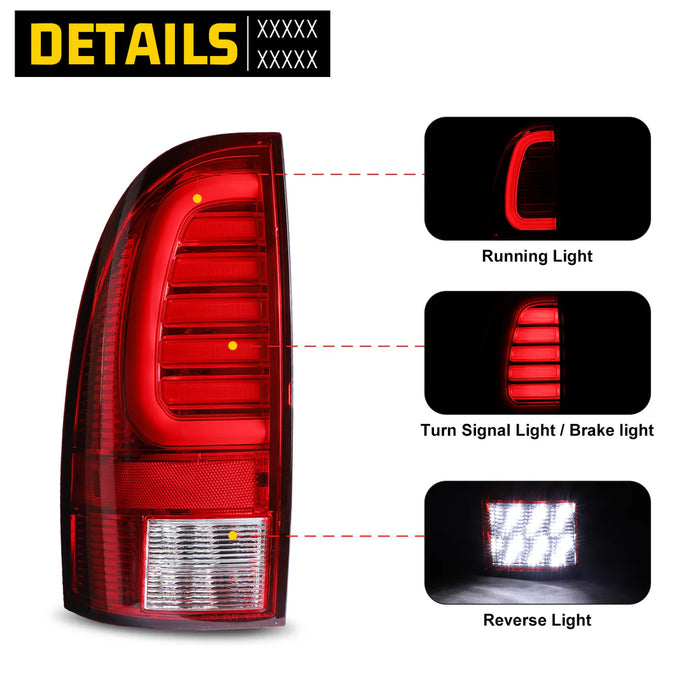 Winjet LED Tail Light For Tacoma (2005-2015)