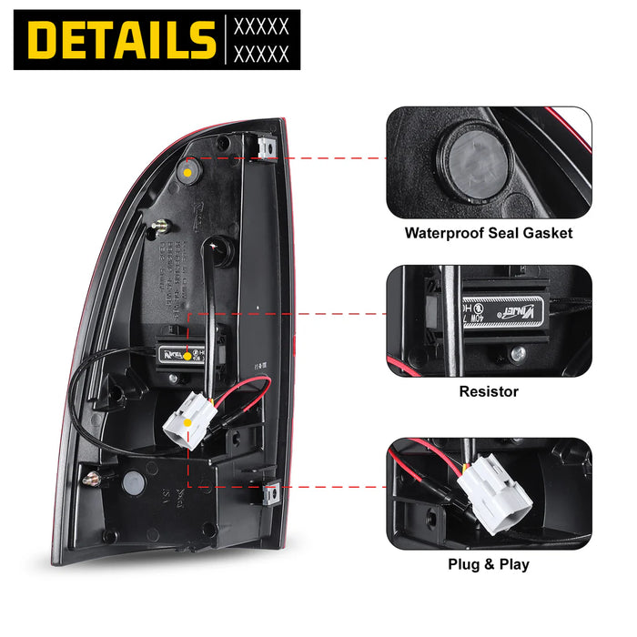 Winjet LED Tail Light For Tacoma (2005-2015)