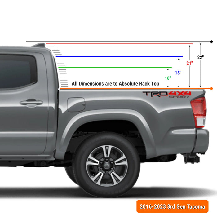 Xtrusion XTR3 Bed Rack for Tacoma (1995-2023) — Tacoma Lifestyle