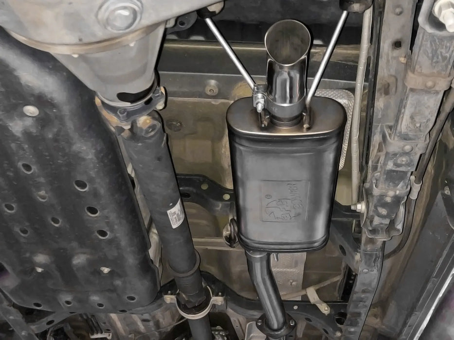 aFe ROCK BASHER 2-1/2 IN 409 Stainless Steel Cat-Back Exhaust System For Tacoma (2016-2023)