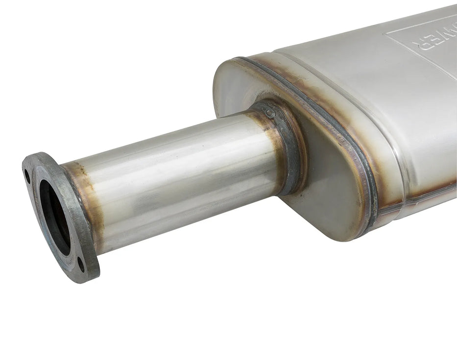 aFe Rebel Series 3 IN to 2-1/2 IN Mid-Cab Exit Stainless Steel Cat-Back Exhaust System For Tacoma (2016-2023)