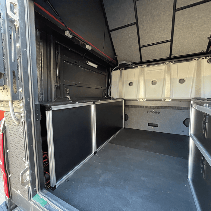 Goose Gear Alu-Cab Canopy Camper V2 Rear Utility For Tacoma (2005-2023)