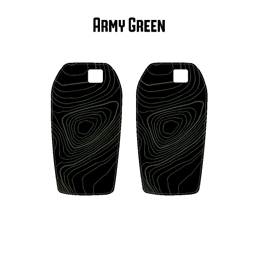 StickeFab Topographic Key Fob Overlay for Tacoma (2024-Current)