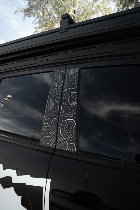 Vinyl Garage Topo B Pillar Decals For Tacoma (2024-Current)
