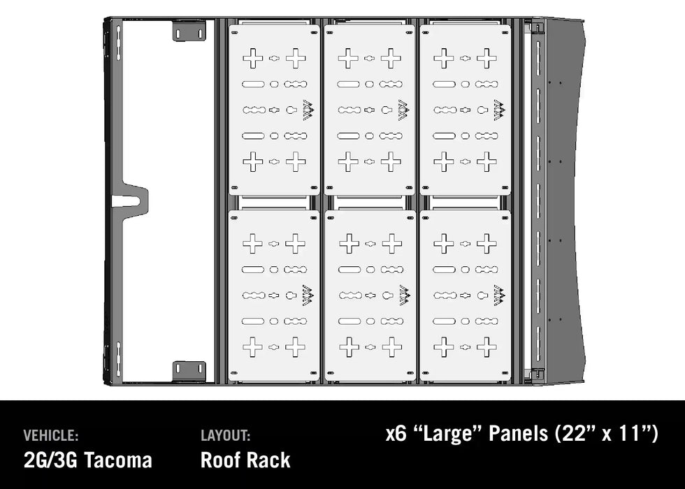 Backwoods DRIFTR Roof Rack Deck Accessory Panels