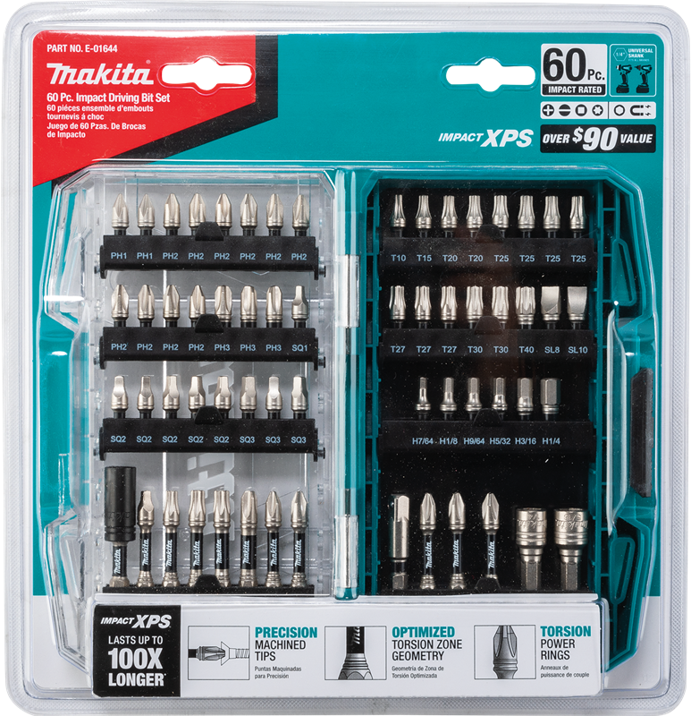 Makita Impact 60 Bit Set — Tacoma Lifestyle - Main Image