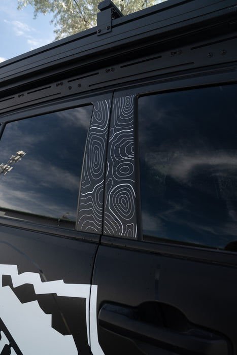 Vinyl Garage Topo B Pillar Decals For Tacoma (2024-Current)
