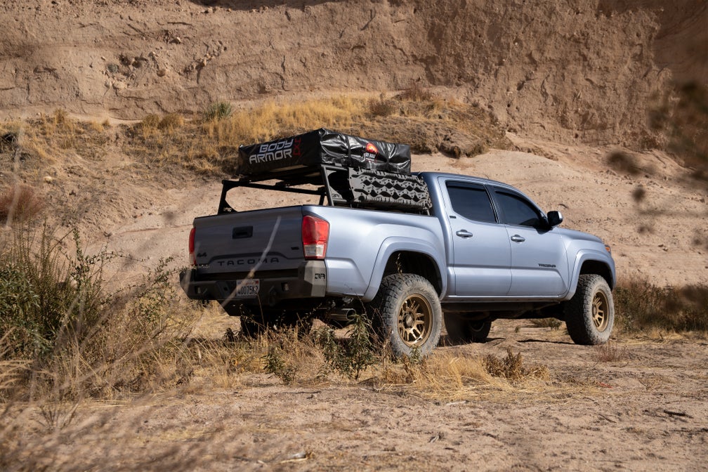 Build Body Armor Rack Body Armor Mid Size Universal Overland Bed Rack — Tacoma Lifestyle