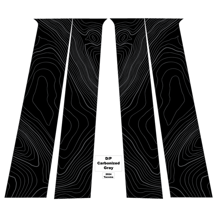 StickerFab Topo B Pillar Overlays for Tacoma (2024-Current)
