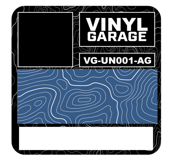 Vinyl Garage Glove Box Keyhole Cover (2016-Current)