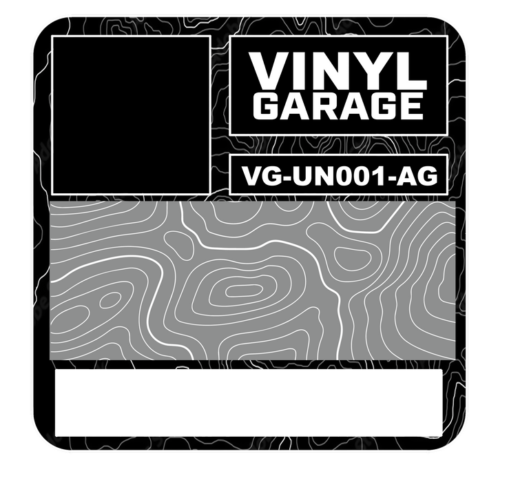 Vinyl Garage Glove Box Keyhole Cover (2016-Current)