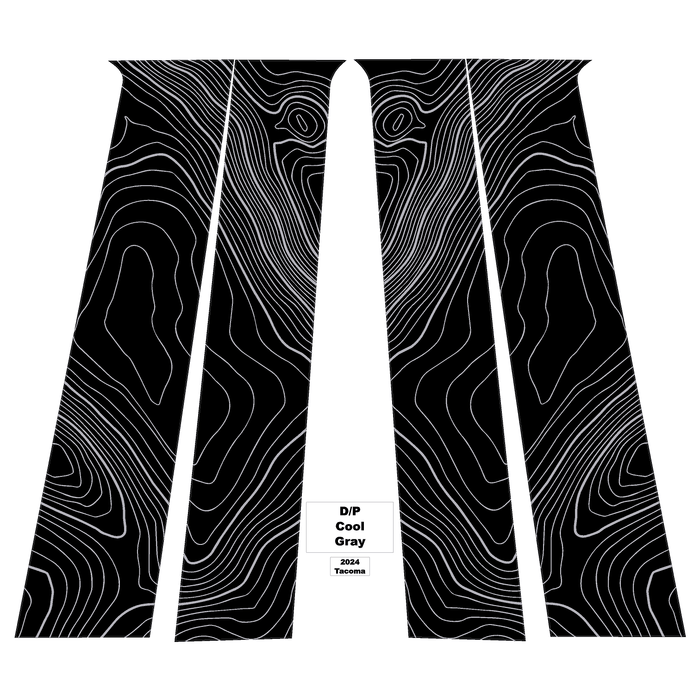 StickerFab Topo B Pillar Overlays for Tacoma (2024-Current)