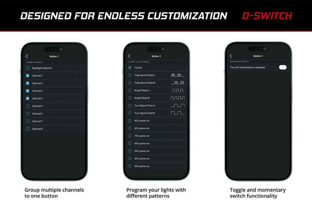 Diode Dynamics D-Switch 8-Channel Switch Panel for Tacoma