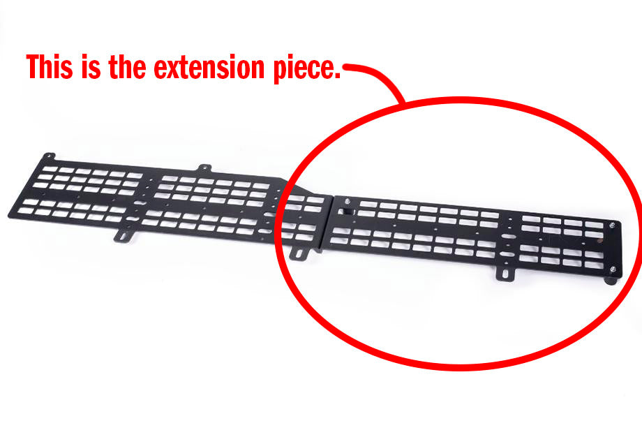 Cali Raised Bed Molle Extensions For Tacoma