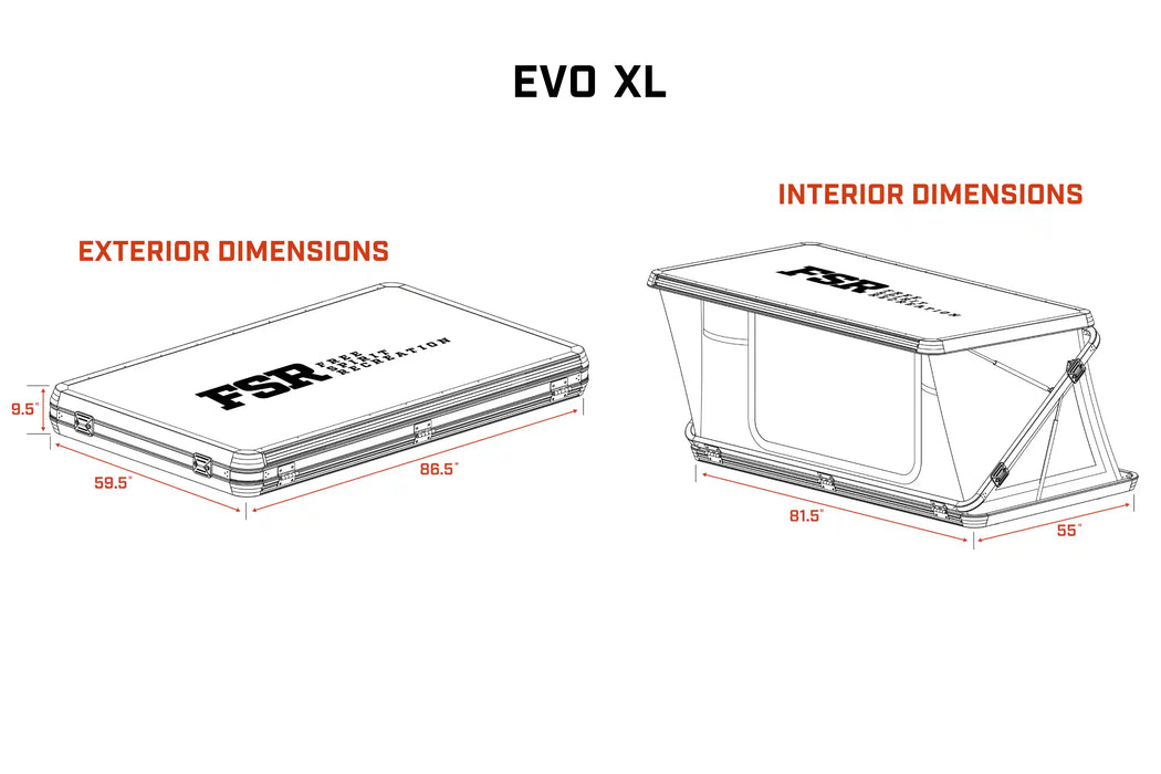Freespirit Recreation Evolution XL Rooftop Tent