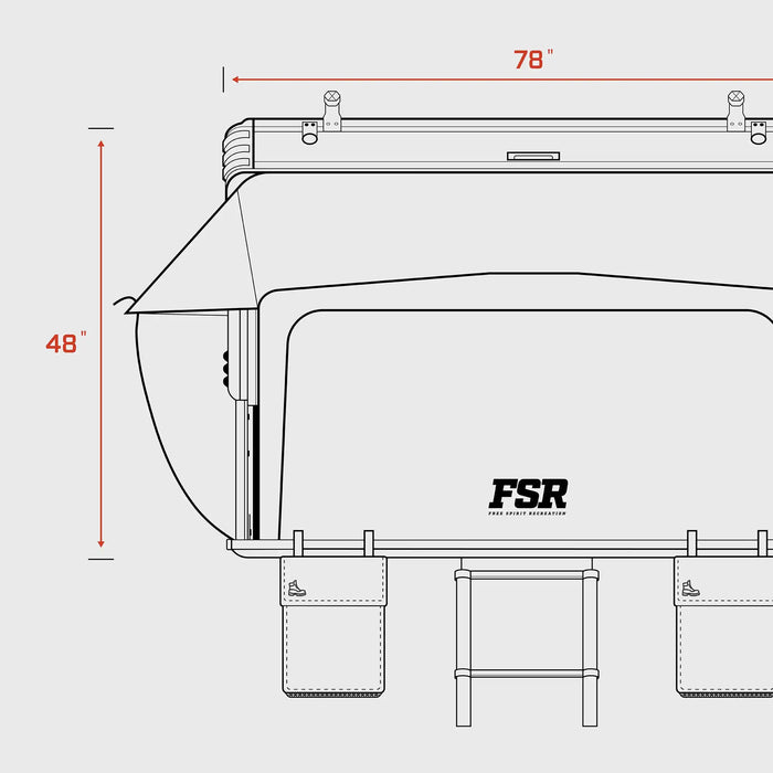 Freespirit Recreation Kali King Rooftop Tent