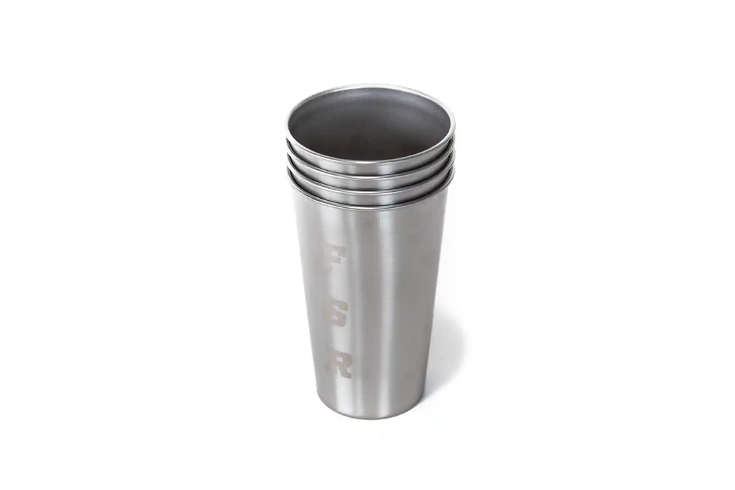 Freespirit Recreation Stainless Steel 16oz Camp Cups (4)