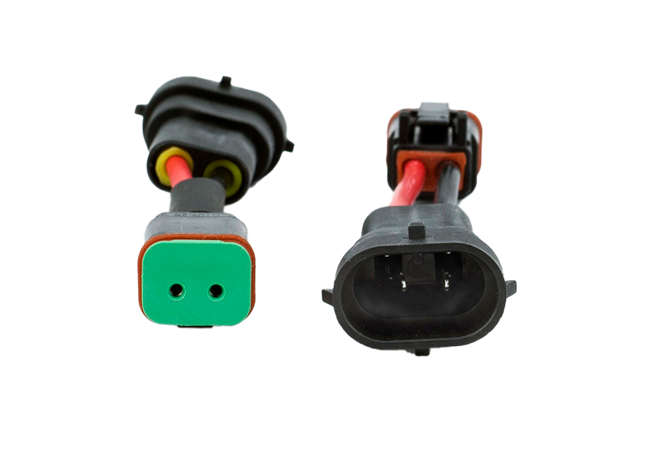 Cali Raised Fog Light Pod H11 OEM Adaptor For Tacoma