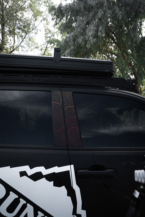Vinyl Garage Topo B Pillar Decals For Tacoma (2024-Current)