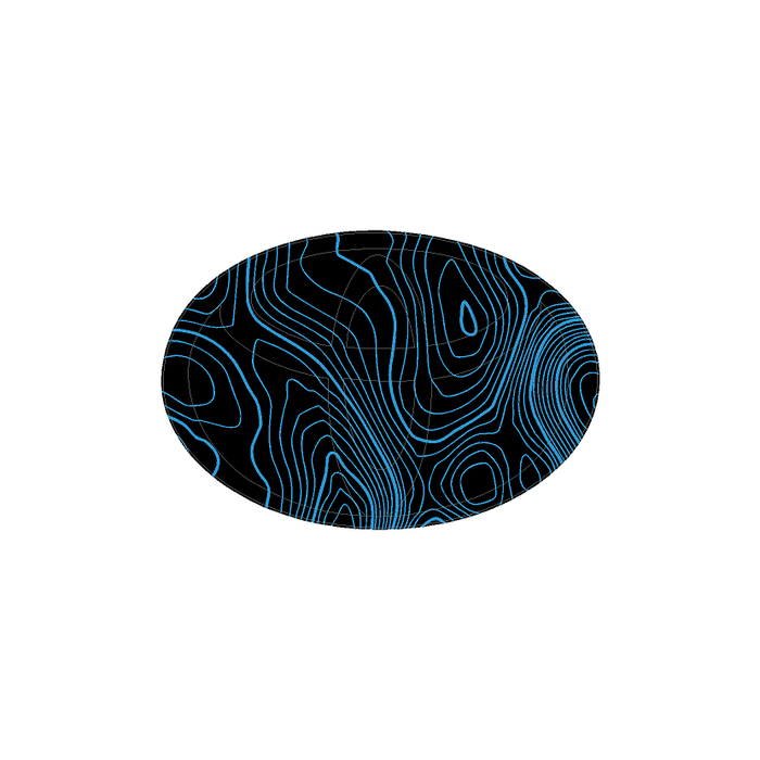 StickerFab Front OEM Cover Topographic Overlays for Tacoma (2024-Current)