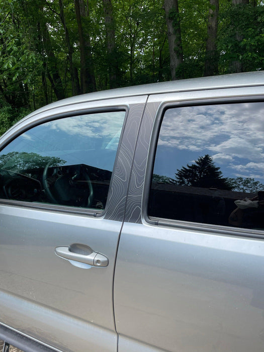 StickerFab Topo B Pillar Overlays for Tacoma (2016-2023)