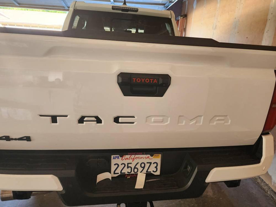StickerFab Tailgate Handle Inlay Letters for Tacoma (2024-Current)
