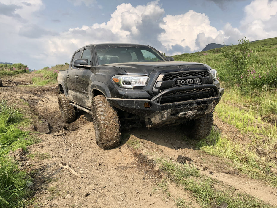 Cali Raised Trail Edition Bolt-On Rock Sliders For Tacoma (2005-2023)