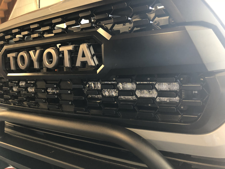 Cali Raised 32" Upper Grille LED Light Bar Brackets Kit For Tacoma (2016-2023)