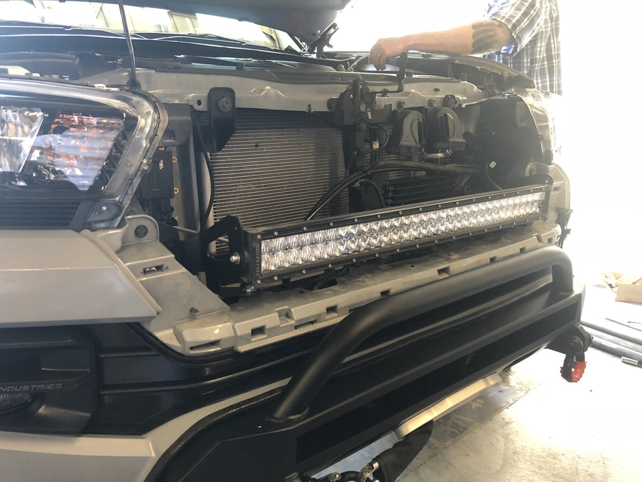 Cali Raised 32" Upper Grille LED Light Bar Brackets Kit For Tacoma (2016-2023)