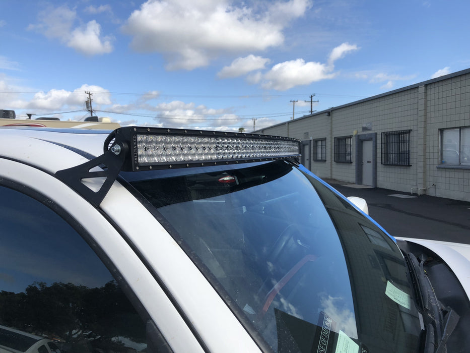Cali Raised 52" Curved LED Light Bar Roof Brackets Kit For Tacoma (2005-2023)