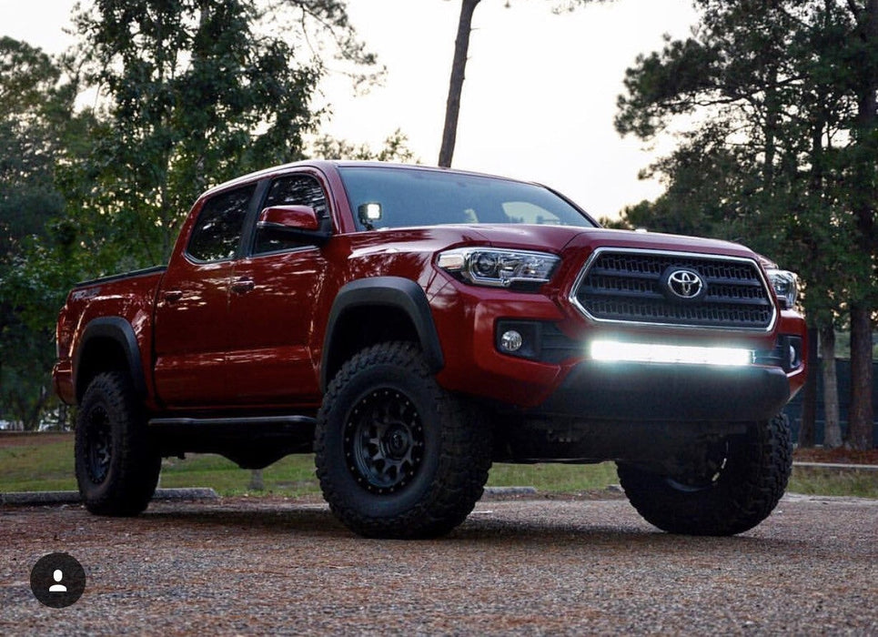 Cali Raised Lower Bumper Hidden LED Light Bar Kit For Tacoma (2016-2023)