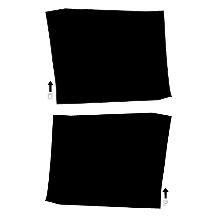 StickerFab Topographic Glove Box Protection for Tacoma (2024-Current)