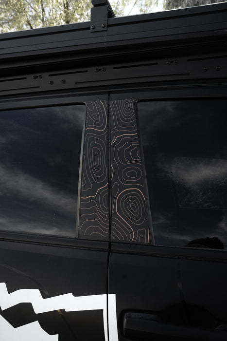 Vinyl Garage Topo B Pillar Decals For Tacoma (2024-Current)
