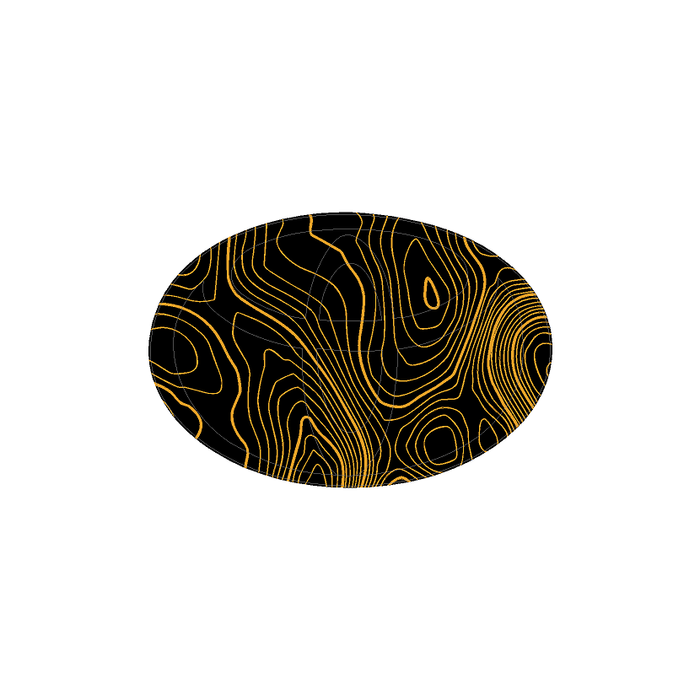 StickerFab Front OEM Cover Topographic Overlays for Tacoma (2024-Current)