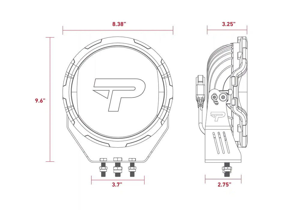 Backwoods PROWLR 9" LED Driving Light