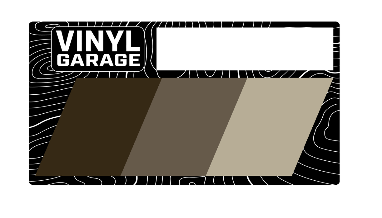 Vinyl Garage B Pillar Three Stripe Decal