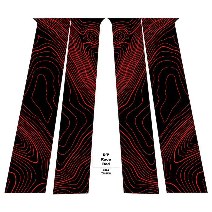 StickerFab Topo B Pillar Overlays for Tacoma (2024-Current)