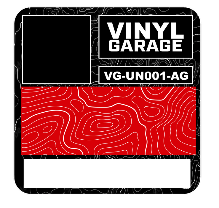 Vinyl Garage Glove Box Keyhole Cover (2016-Current)