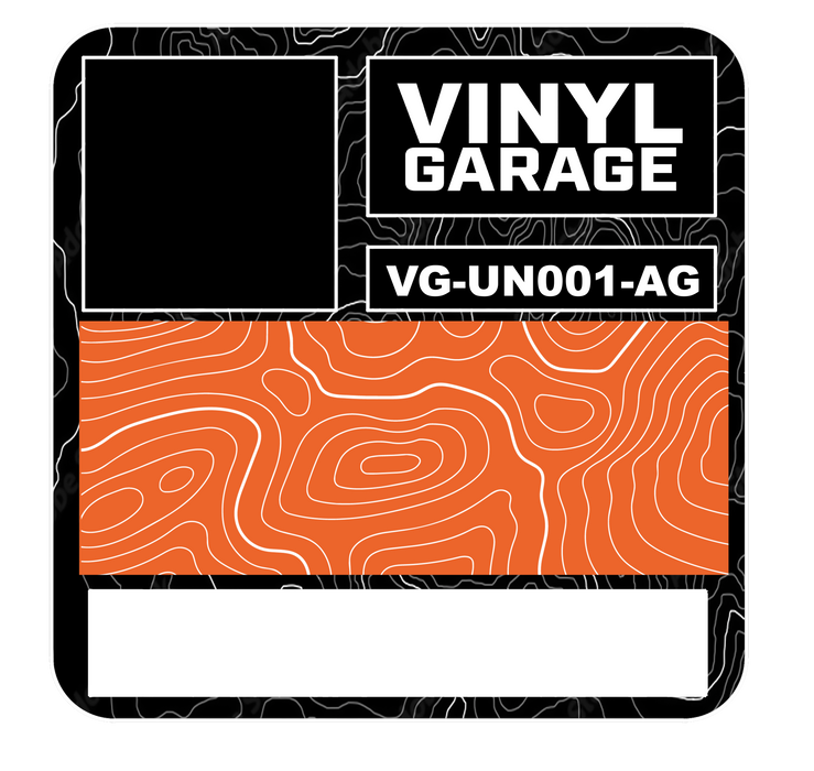 Vinyl Garage Glove Box Keyhole Cover (2016-Current)
