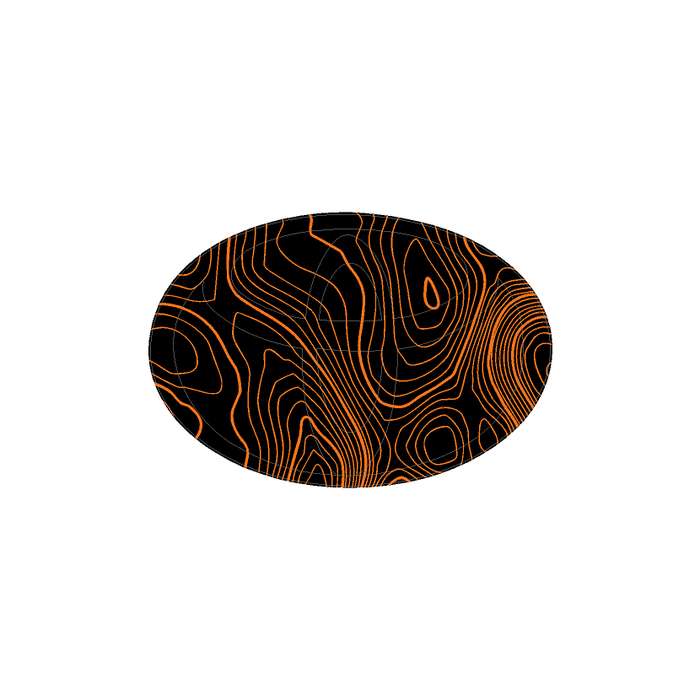 StickerFab Front OEM Cover Topographic Overlays for Tacoma (2024-Current)