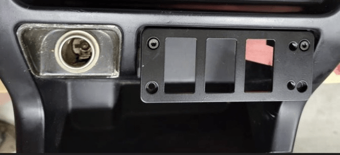 SRQ Fab Billet Ashtray Switch Mount System For Tacoma (1995-2004)
