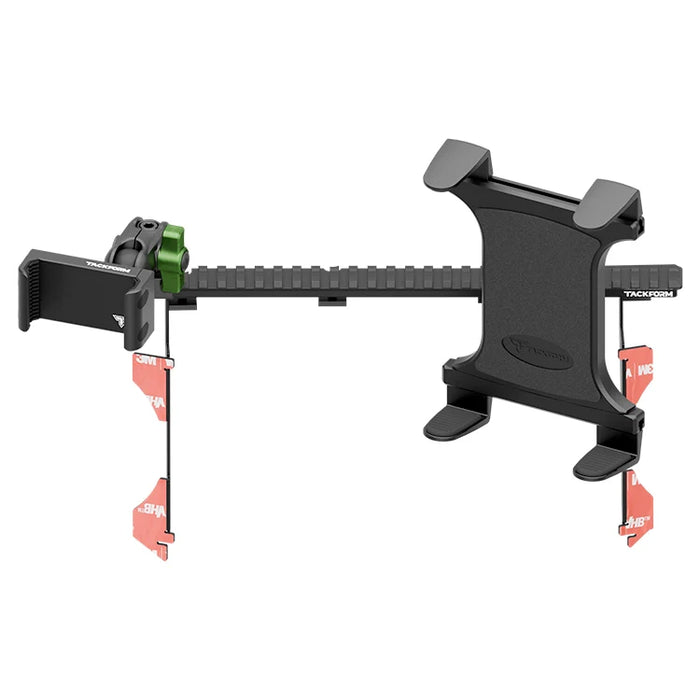 Tackform TRAXX™  Assault Track Picatinny Dash Bracket With Dual Wireless Charging Phone Mounts for Tacoma (2016-2023)