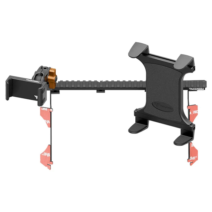 Tackform TRAXX™  Assault Track Picatinny Dash Bracket With Dual Wireless Charging Phone Mounts for Tacoma (2016-2023)