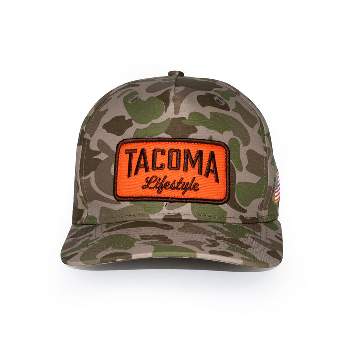 Tacoma Lifestyle Camo Flag Hat