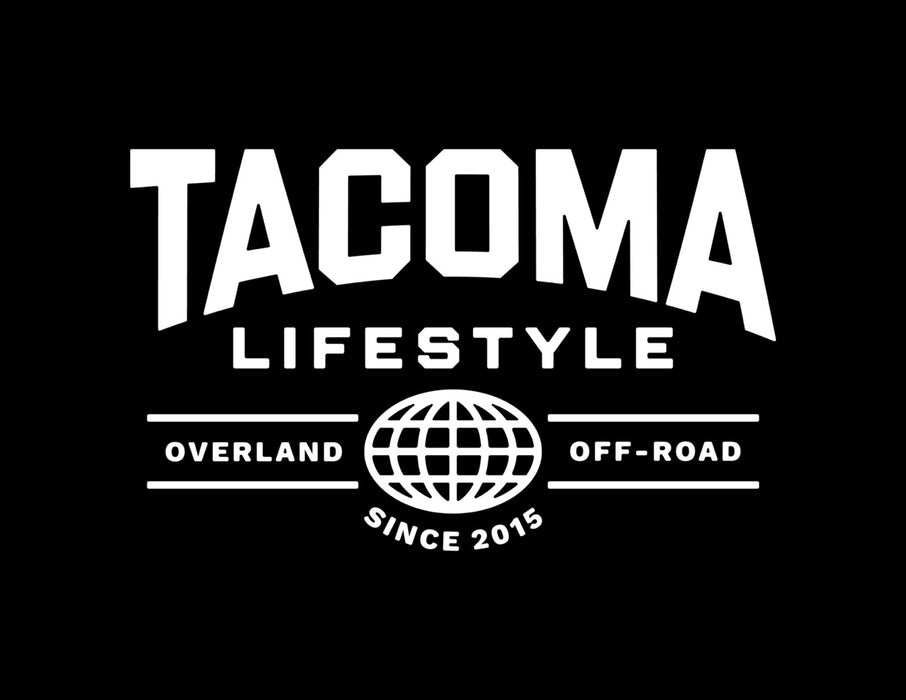 Tacoma Lifestyle Globe Decal