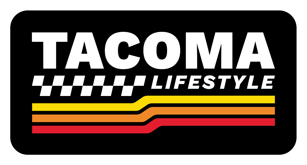 Tacoma Lifestyle Black Racing Sticker