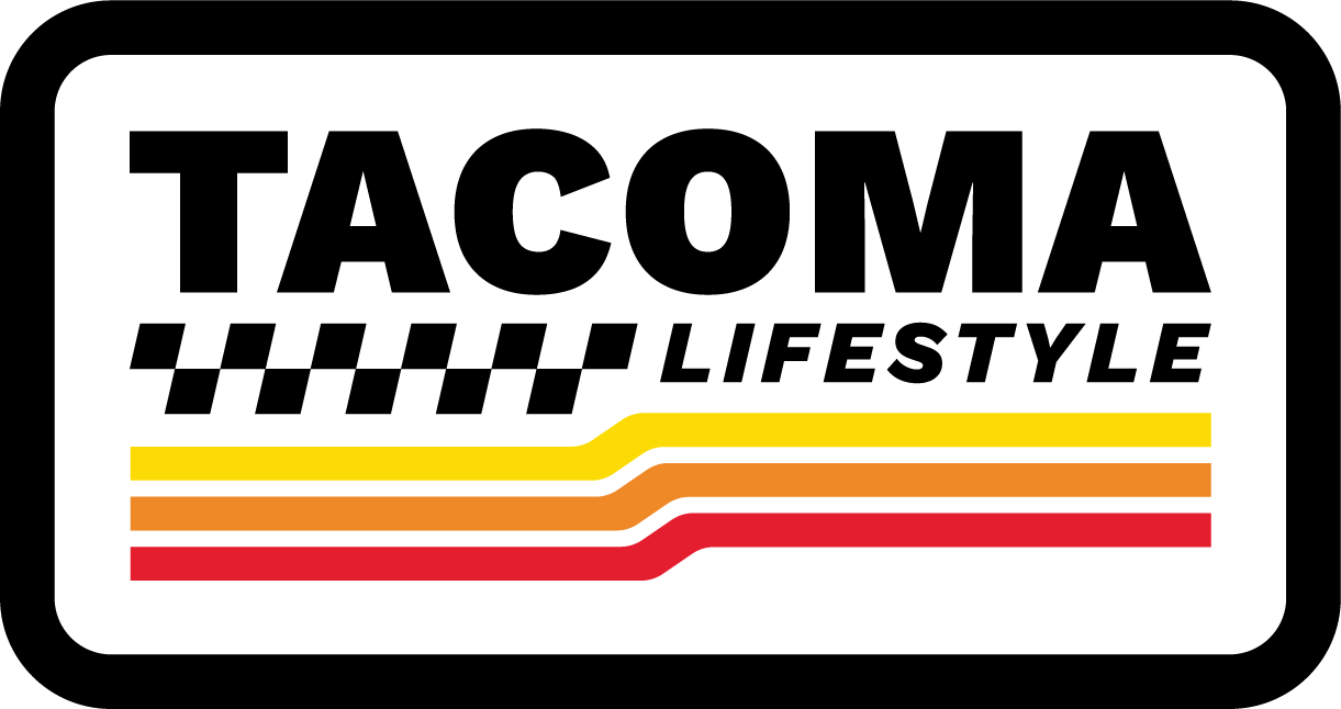 Tacoma Lifestyle White Racing Sticker