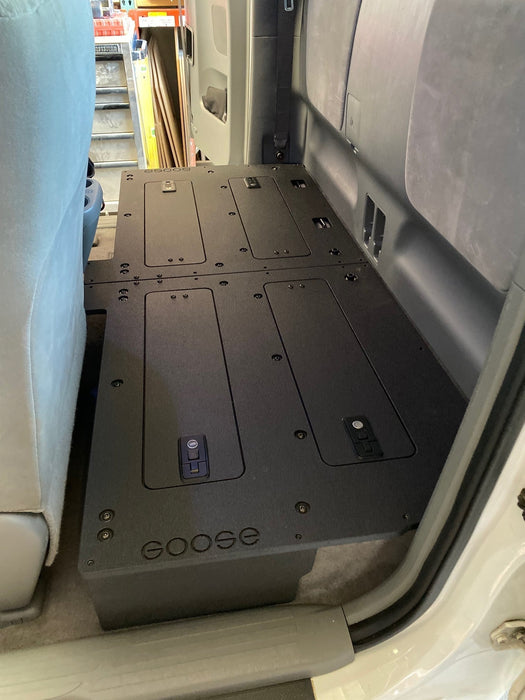 Goose Gear Access Cab Second Row Seat Delete Plate System For Tacoma (2005-2015)